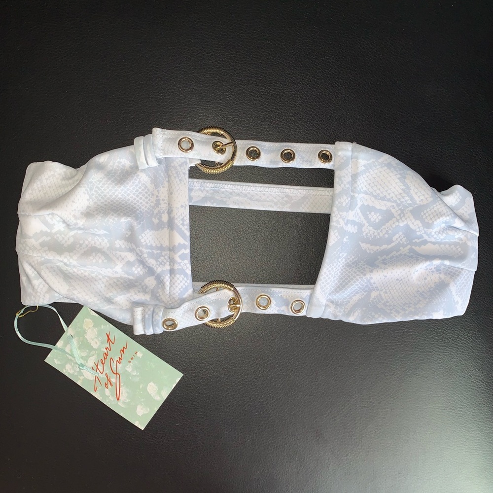 NWT Heart of Sun Swim Bikini Top